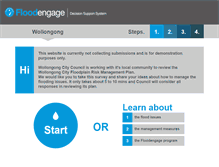 Tablet Screenshot of floodengage.com